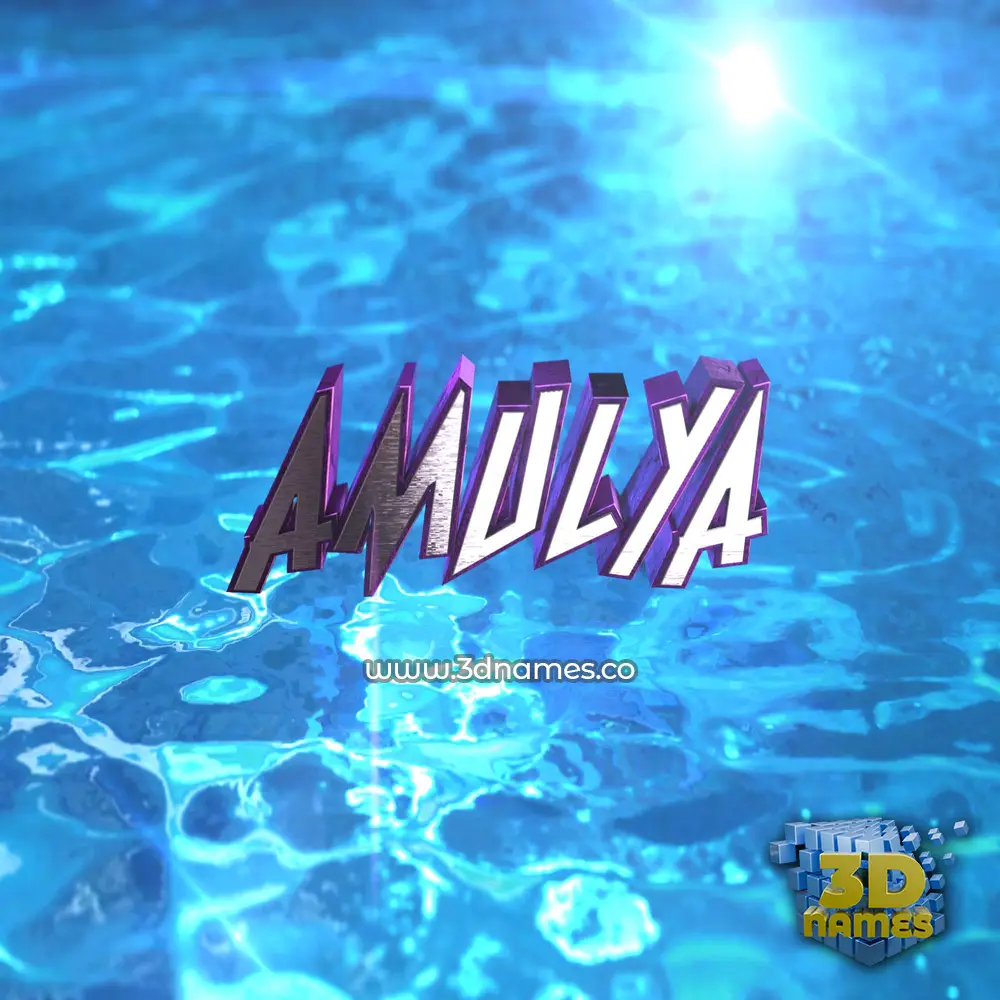 amulya in Water 2015 style - 3D name wallpaper amulya in Water 2015 style - 3D name wallpaper