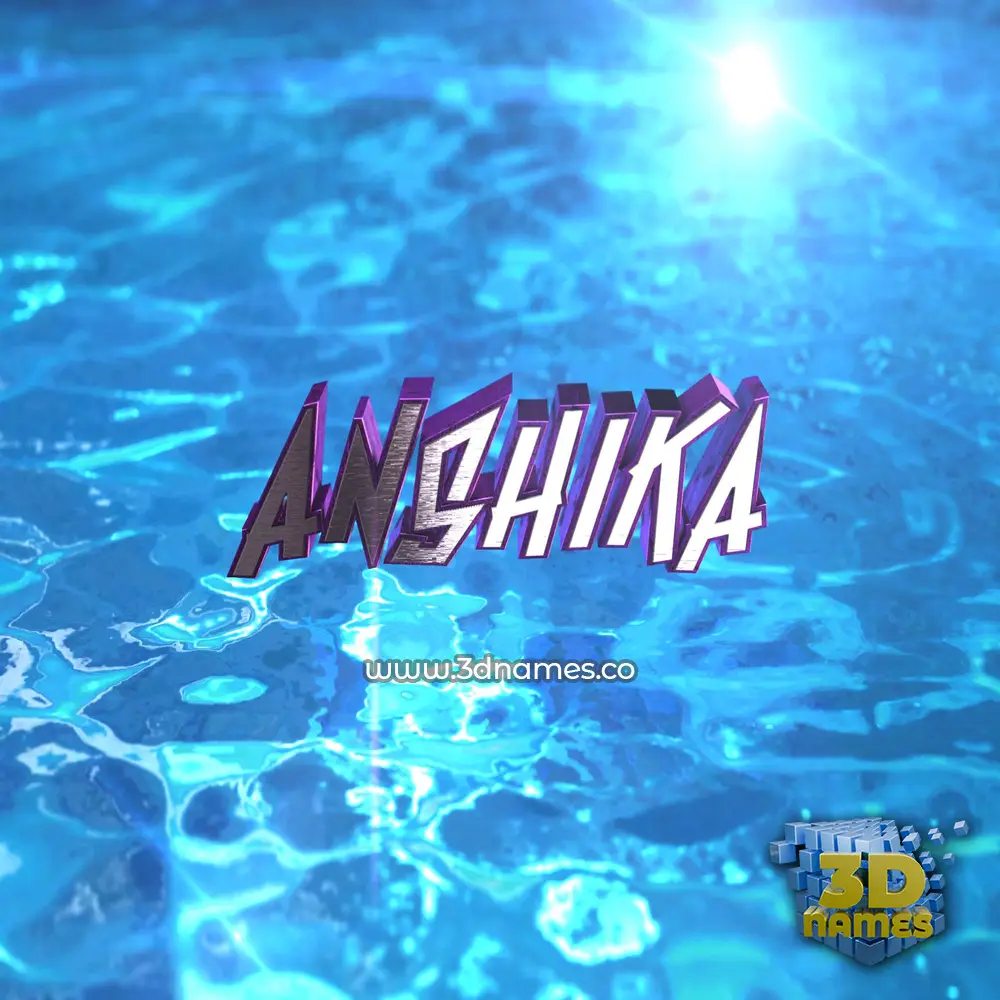anshika in Water 2015 style - 3D name wallpaper anshika in Water 2015 style - 3D name wallpaper