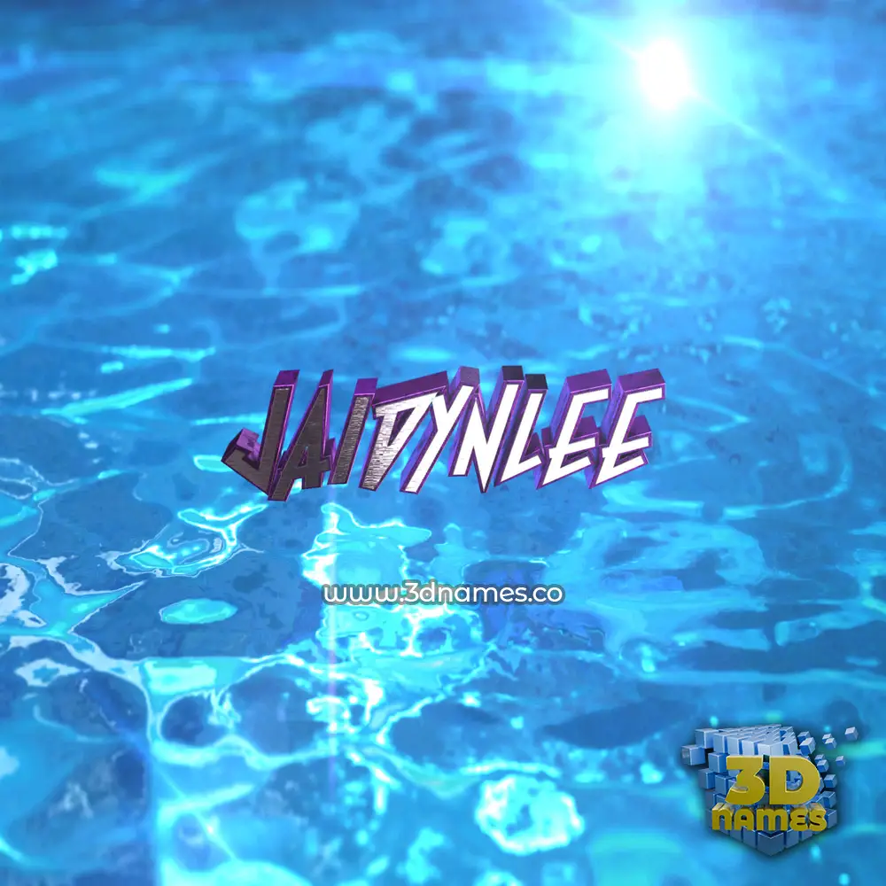 jaidynlee in Water 2015 style - 3D name wallpaper jaidynlee in Water 2015 style - 3D name wallpaper