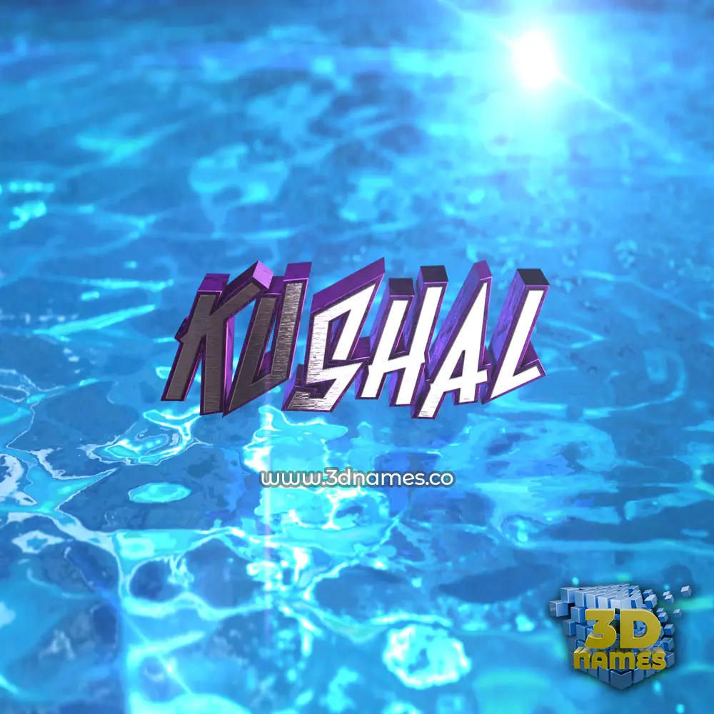 kushal in Water 2015 style - 3D name wallpaper kushal in Water 2015 style - 3D name wallpaper