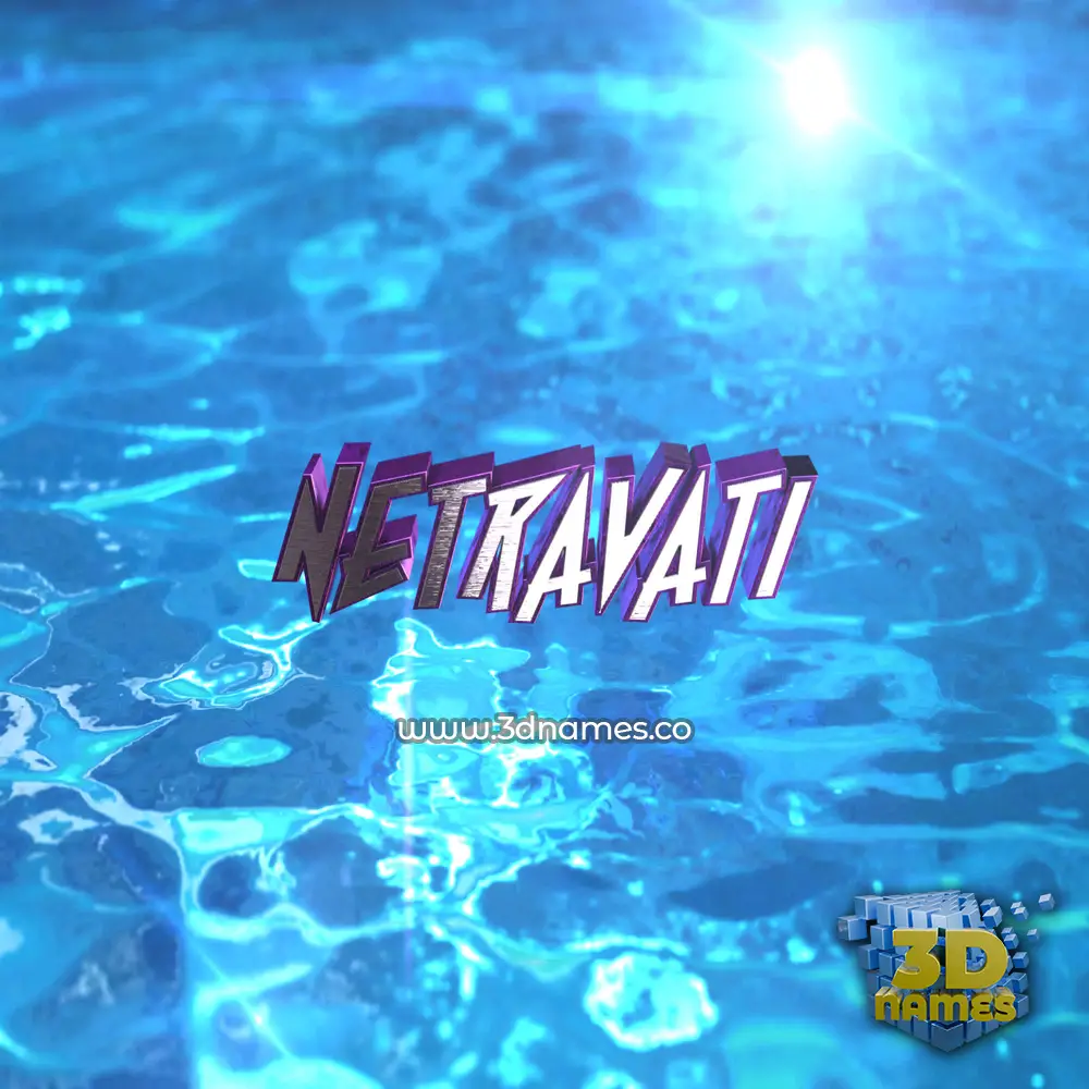netravati in Water 2015 style - 3D name wallpaper netravati in Water 2015 style - 3D name wallpaper
