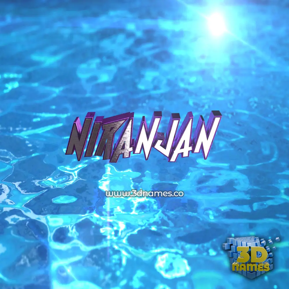 niranjan in Water 2015 style - 3D name wallpaper niranjan in Water 2015 style - 3D name wallpaper