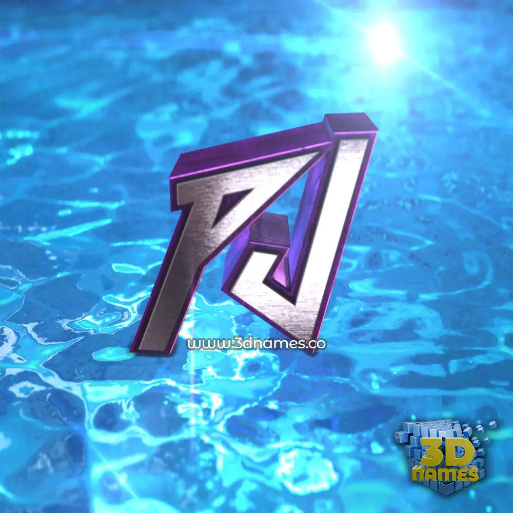 pj in Water 2015 style - 3D name wallpaper pj in Water 2015 style - 3D name wallpaper