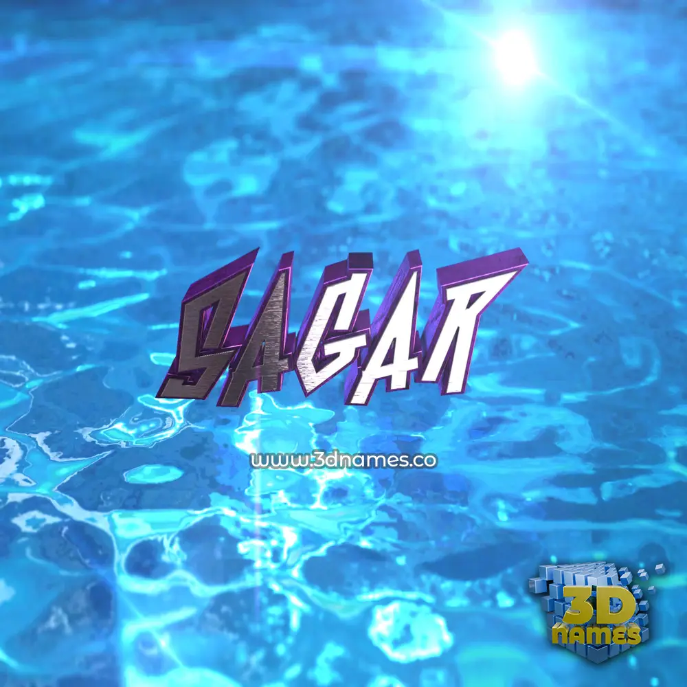 sagar in Water 2015 style - 3D name wallpaper sagar in Water 2015 style - 3D name wallpaper