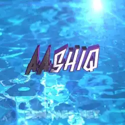 aashiq in Water 2015 style - 3D name wallpaper