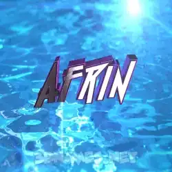 afrin in Water 2015 style - 3D name wallpaper