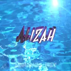 alizah in Water 2015 style - 3D name wallpaper