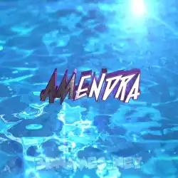 amendra in Water 2015 style - 3D name wallpaper