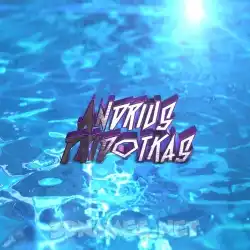 andrius pridotkas in Water 2015 style - 3D name wallpaper