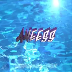 aneess in Water 2015 style - 3D name wallpaper
