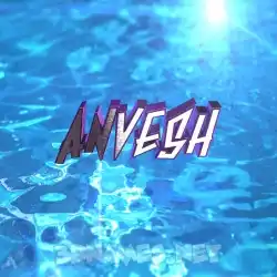 anvesh in Water 2015 style - 3D name wallpaper