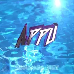 appu in Water 2015 style - 3D name wallpaper