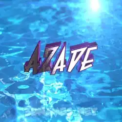 azade in Water 2015 style - 3D name wallpaper