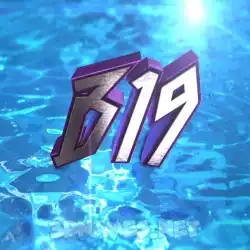 b19 in Water 2015 style - 3D name wallpaper