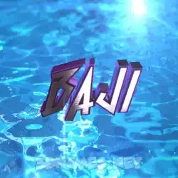 baji in Water 2015 style - 3D name wallpaper