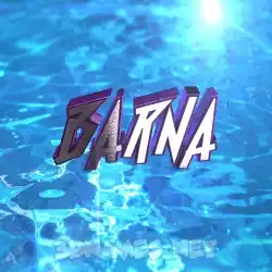 barna in Water 2015 style - 3D name wallpaper
