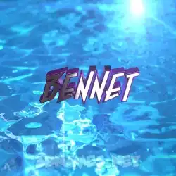 bennet in Water 2015 style - 3D name wallpaper