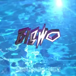 biswo in Water 2015 style - 3D name wallpaper