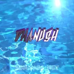 dhanush in Water 2015 style - 3D name wallpaper