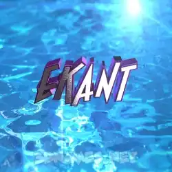 ekant in Water 2015 style - 3D name wallpaper