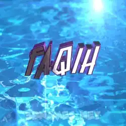 faqih in Water 2015 style - 3D name wallpaper