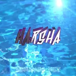 harsha in Water 2015 style - 3D name wallpaper