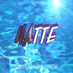 hatte in Water 2015 style - 3D name wallpaper