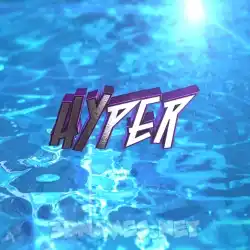 hyper in Water 2015 style - 3D name wallpaper