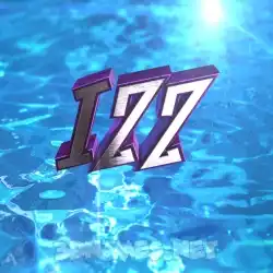 izz in Water 2015 style - 3D name wallpaper