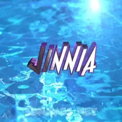 jinnia in Water 2015 style - 3D name wallpaper