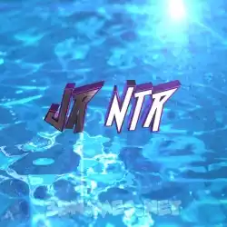 jr ntr in Water 2015 style - 3D name wallpaper