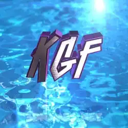 kgf in Water 2015 style - 3D name wallpaper