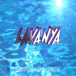 lavanya in Water 2015 style - 3D name wallpaper