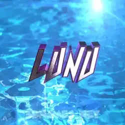 lunu in Water 2015 style - 3D name wallpaper