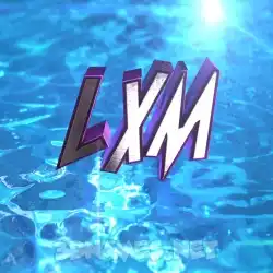 lxm in Water 2015 style - 3D name wallpaper