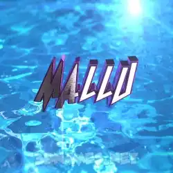 mallu in Water 2015 style - 3D name wallpaper