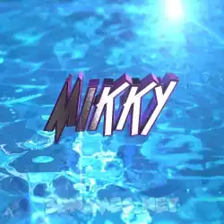 mikky in Water 2015 style - 3D name wallpaper