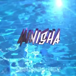 minisha in Water 2015 style - 3D name wallpaper