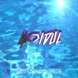 moidul in Water 2015 style - 3D name wallpaper