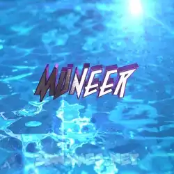 muneer in Water 2015 style - 3D name wallpaper