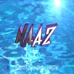 naaz in Water 2015 style - 3D name wallpaper