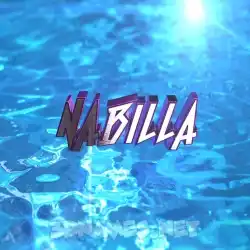 nabilla in Water 2015 style - 3D name wallpaper