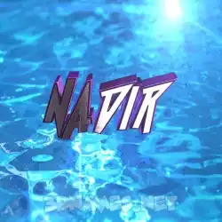 nadir in Water 2015 style - 3D name wallpaper