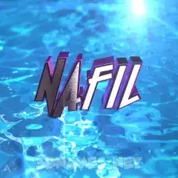 nafil in Water 2015 style - 3D name wallpaper