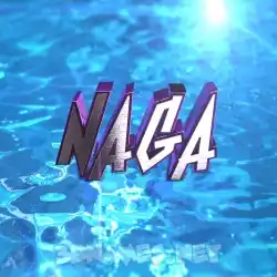 naga in Water 2015 style - 3D name wallpaper