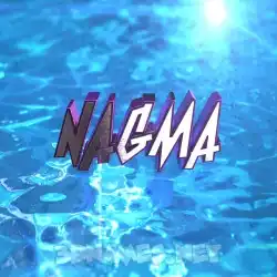 nagma in Water 2015 style - 3D name wallpaper