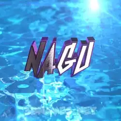 nagu in Water 2015 style - 3D name wallpaper