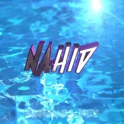 nahid in Water 2015 style - 3D name wallpaper