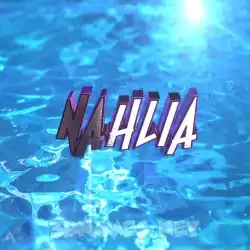 nahlia in Water 2015 style - 3D name wallpaper