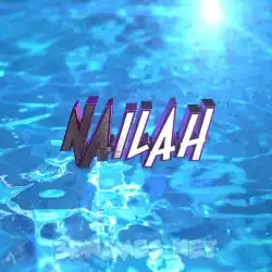 nailah in Water 2015 style - 3D name wallpaper